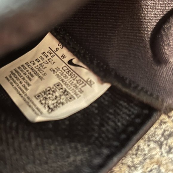 Nike Air Zoom Infinity Tour Flyknit Golf‎ Shoes Black CZ8301-077 Size 9 Wide - Picture 8 of 8